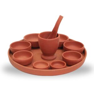 Amor clay thali set
